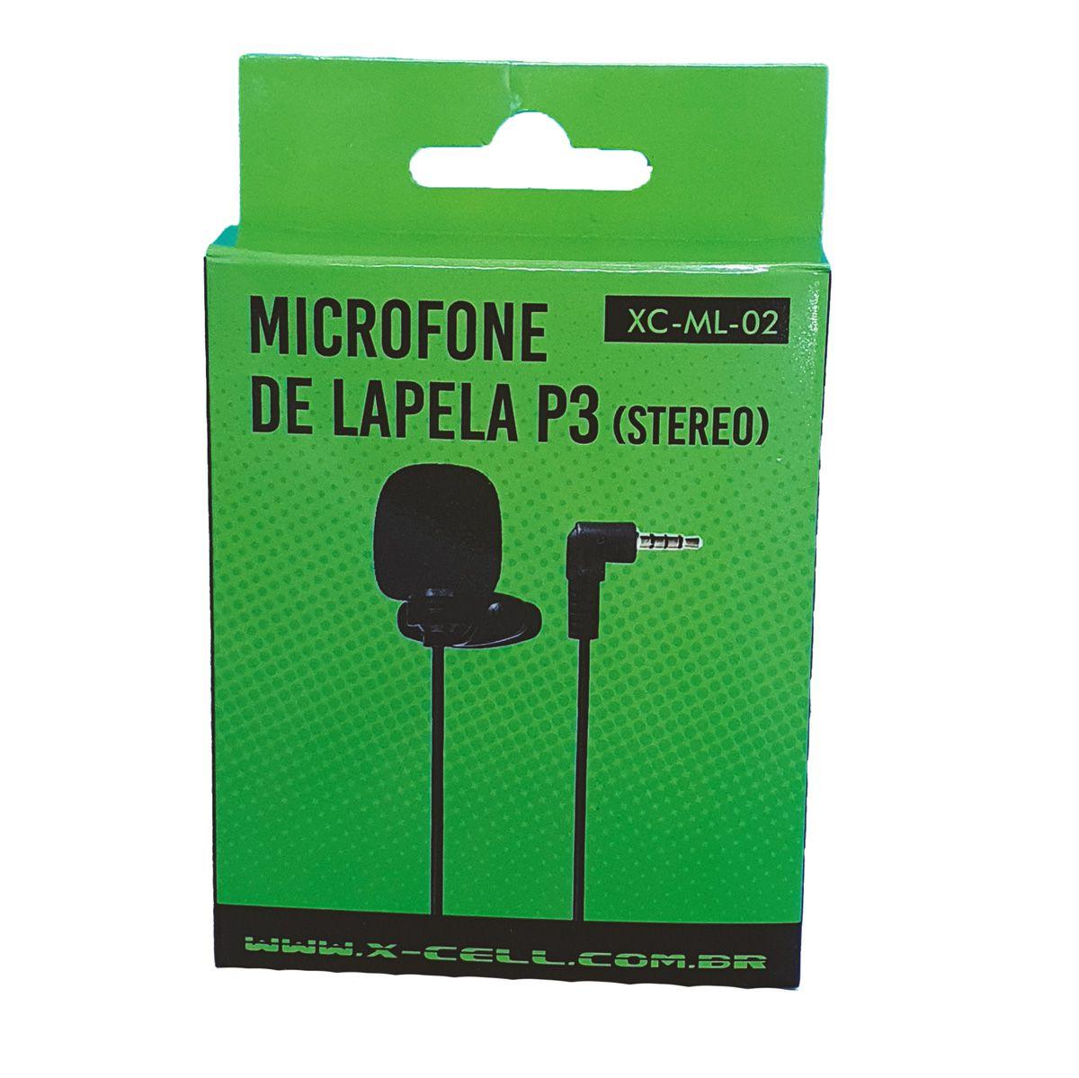 Microfone Lapela XC-ML-02 Xcell