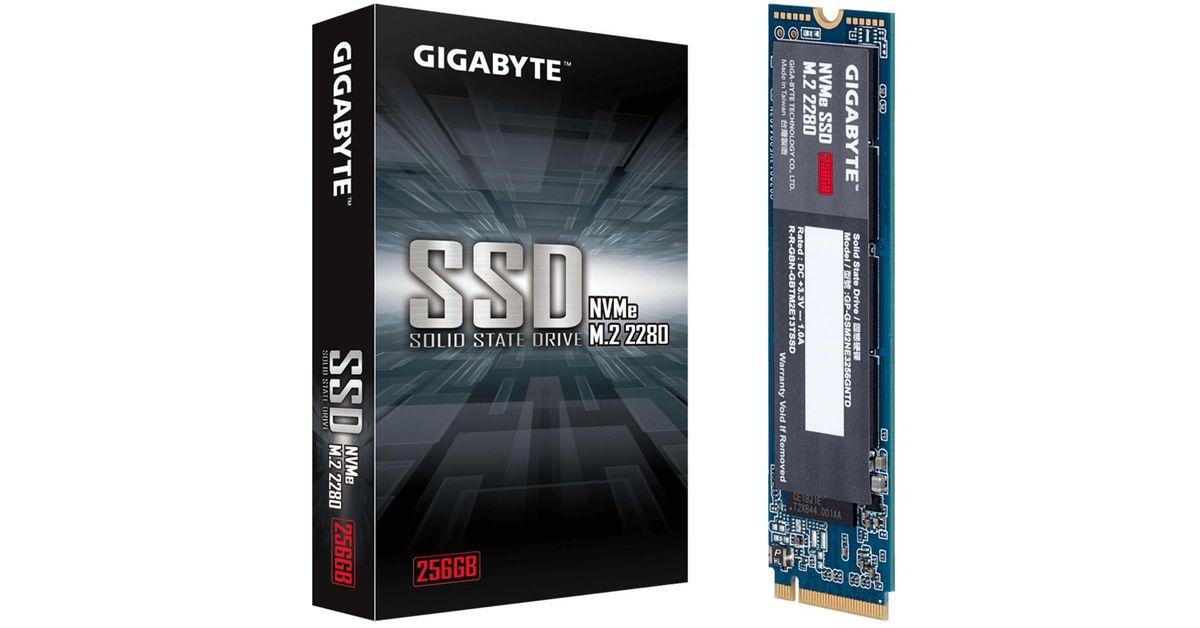  HD SSD Gigabyte 256GB M.2 PCIe NVMe - GP-GSM2NE3256GNTD