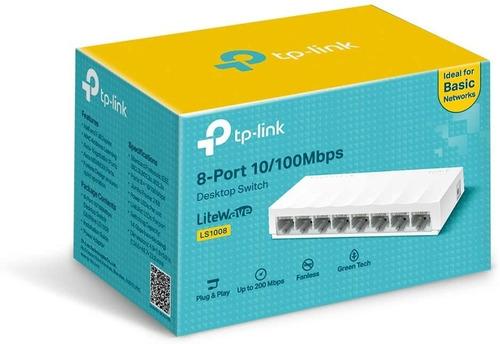 Switch Tp-Link 8 Portas 10/100Mbps  LS1008D 